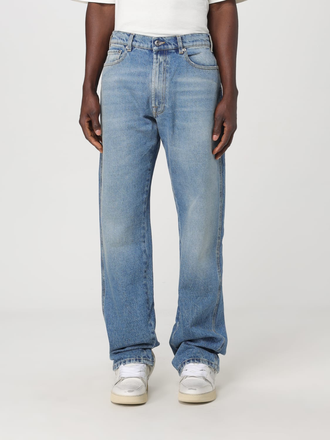 1989 STUDIO: Jeans men - White | 1989 Studio jeans SS2449 online at ...