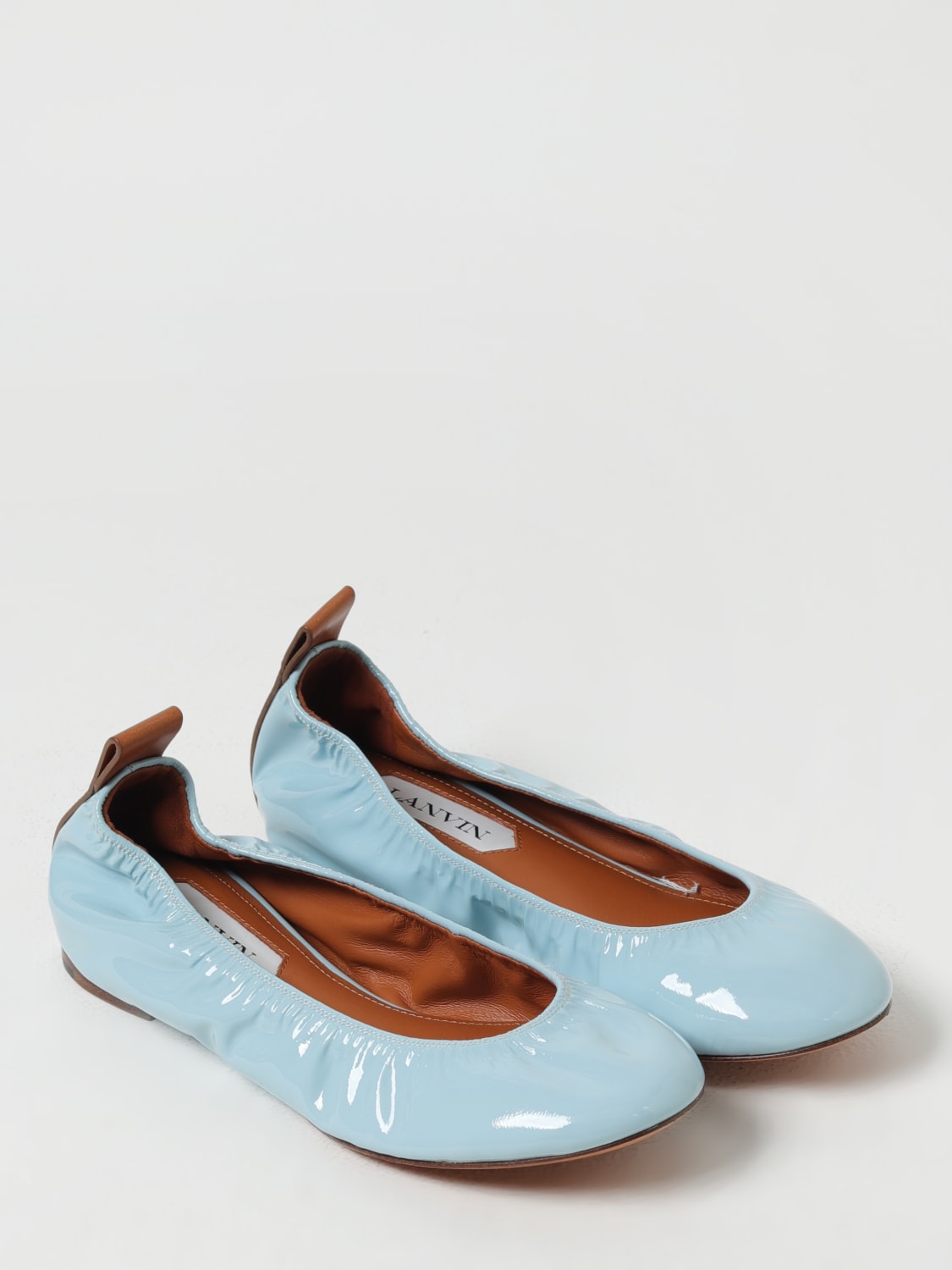 LANVIN BALLET FLATS: Shoes woman Lanvin, Blue - Img 2