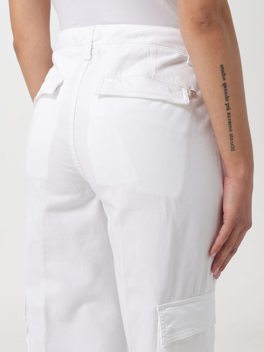 DONDUP PANTALON: Pantalon femme Dondup, Blanc - Img 3