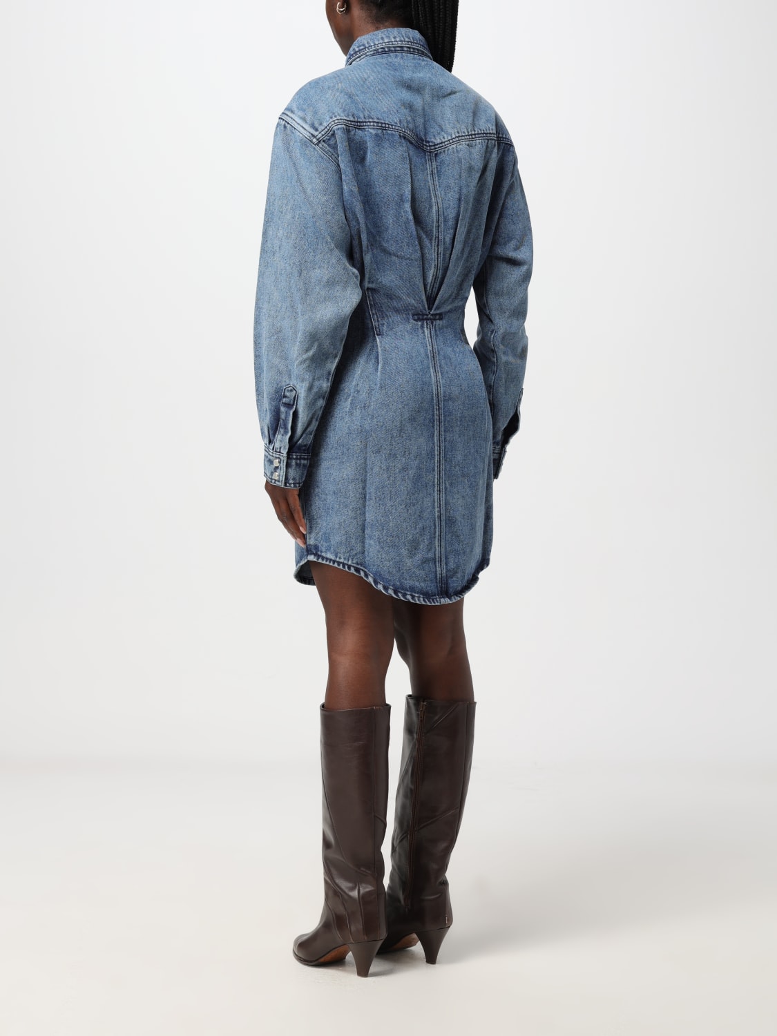 ISABEL MARANT DRESS: Dress woman Isabel Marant, Denim - Img 2