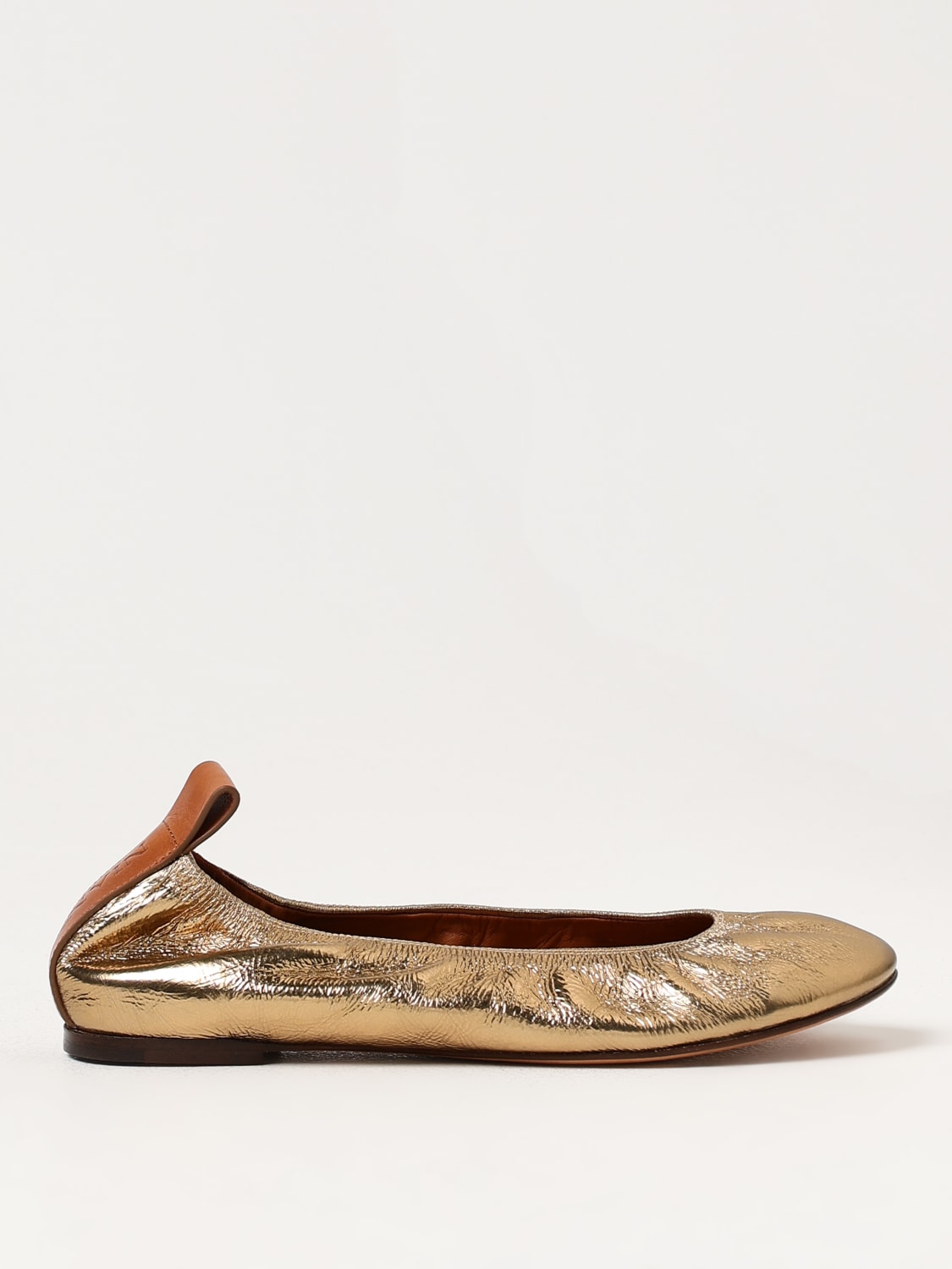 LANVIN BALLET FLATS: Shoes woman Lanvin, Gold - Img 1