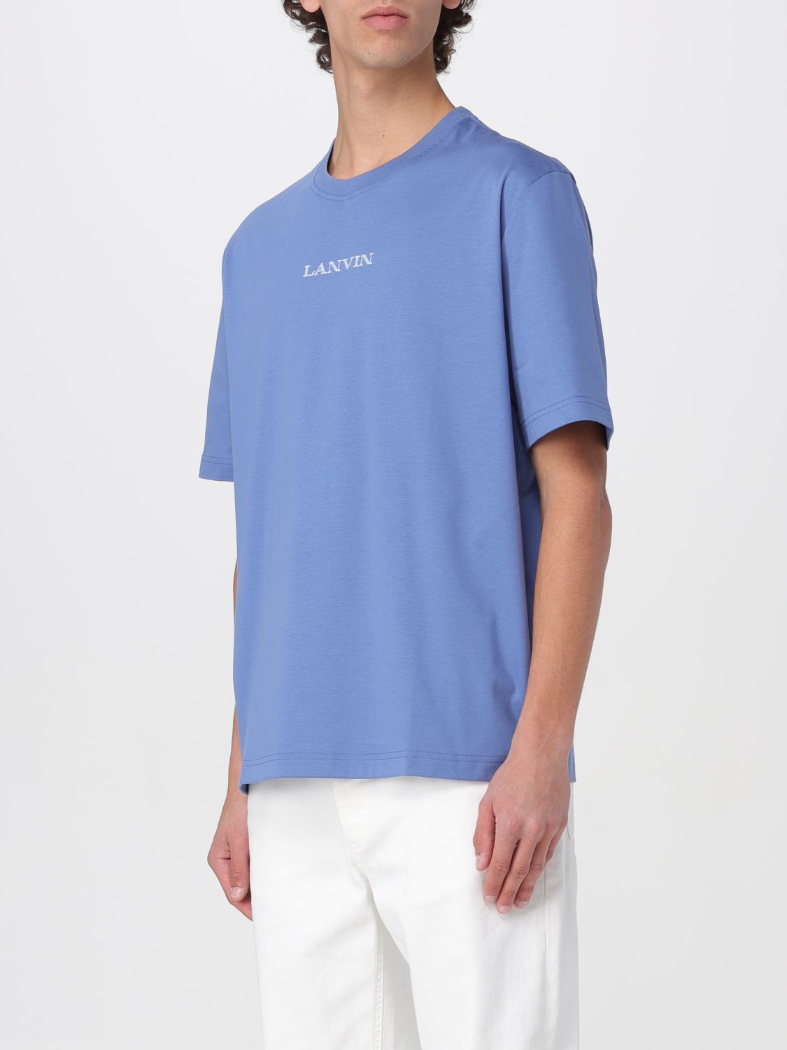 LANVIN T-SHIRT: T-shirt men Lanvin, Blue - Img 3