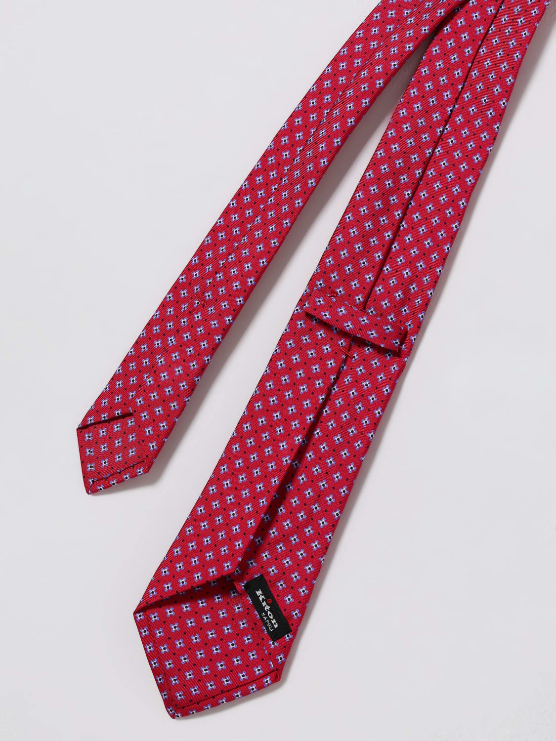 KITON TIE: Tie men Kiton, Burgundy - Img 2