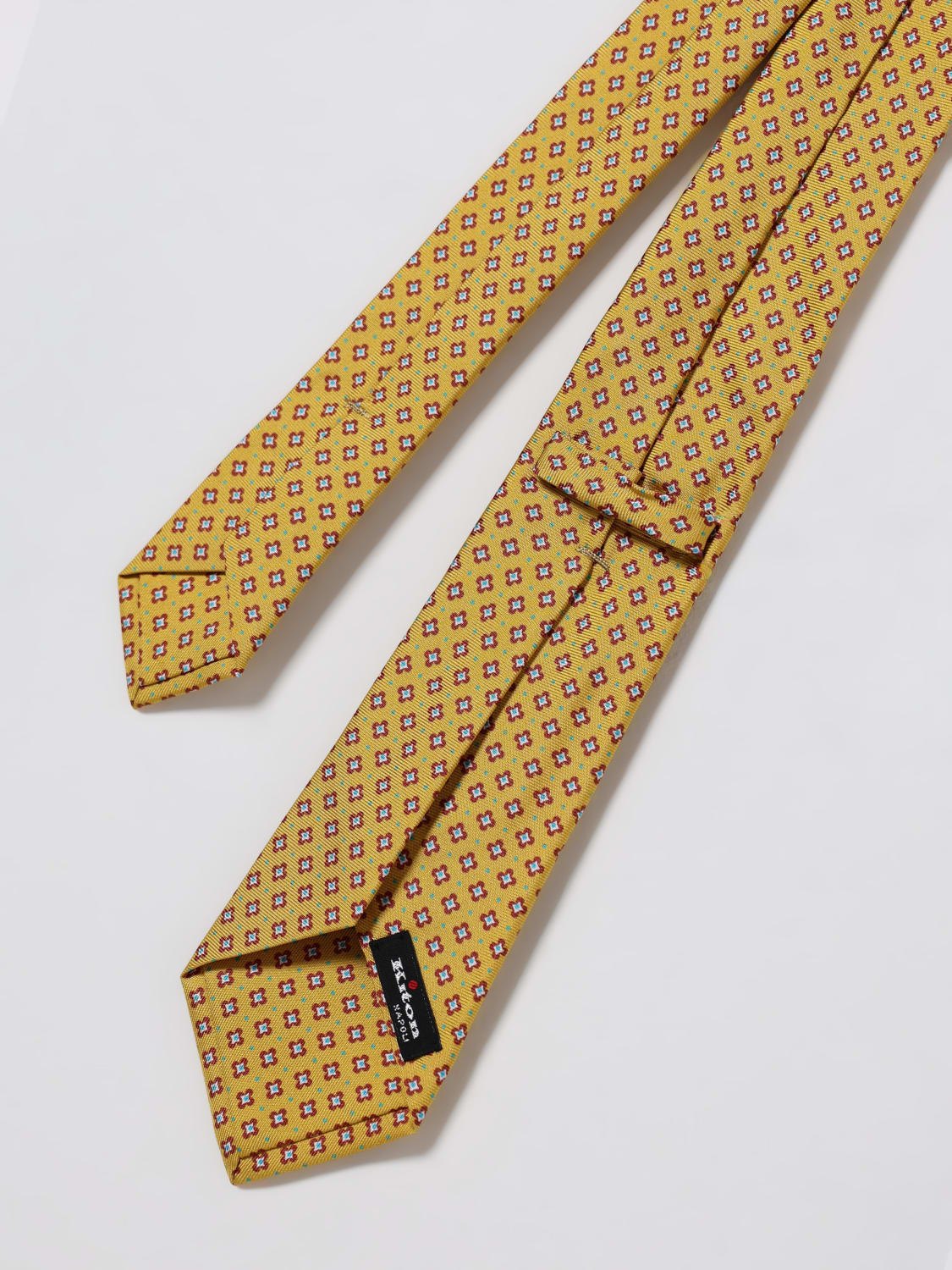 KITON TIE: Tie men Kiton, Yellow - Img 2