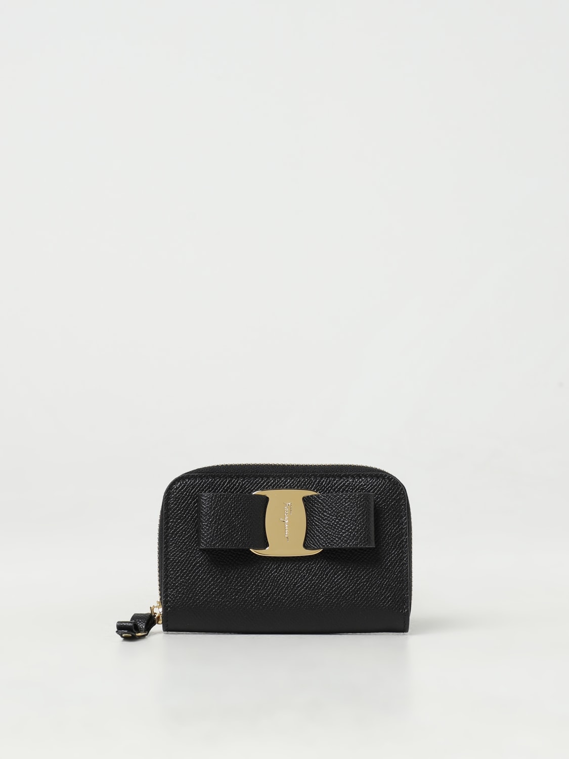 FERRAGAMO PORTEFEUILLE: Portefeuille femme Ferragamo, Noir - Img 1