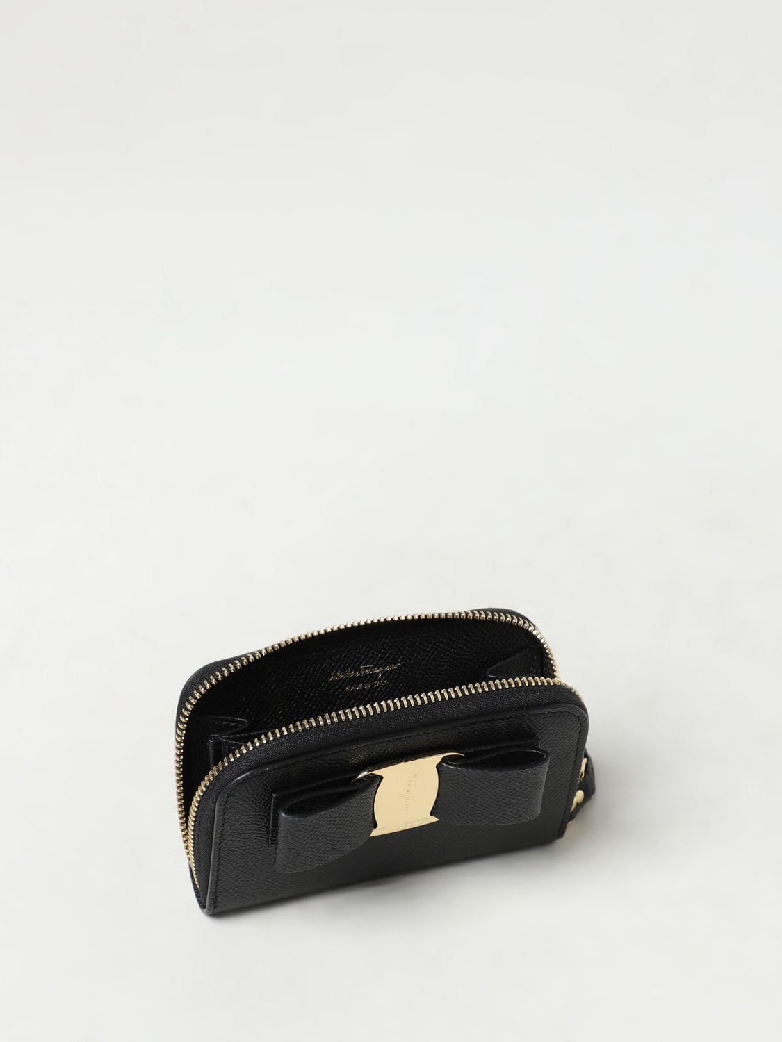 FERRAGAMO PORTEFEUILLE: Portefeuille femme Ferragamo, Noir - Img 2