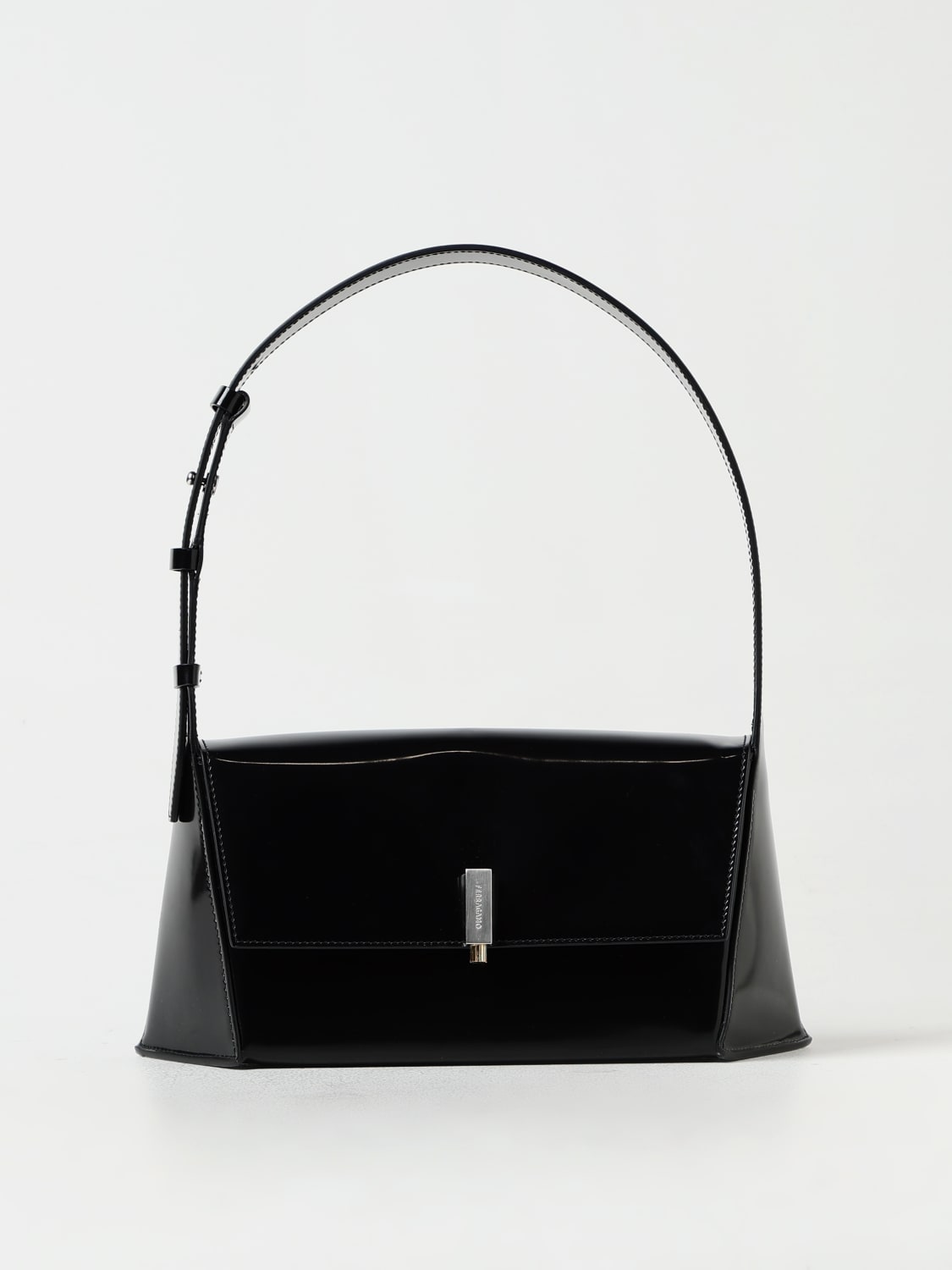 FERRAGAMO SHOULDER BAG: Shoulder bag woman Ferragamo, Black - Img 1