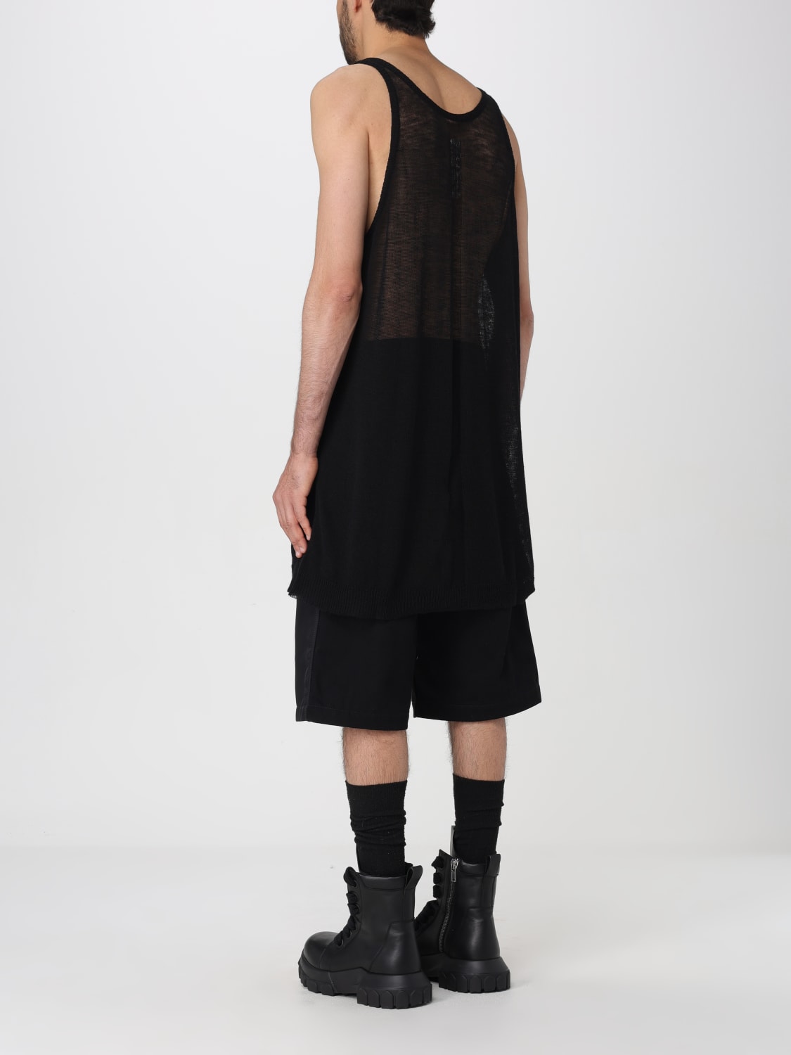 RICK OWENS TANK TOP: Tank top men Rick Owens, Black - Img 3