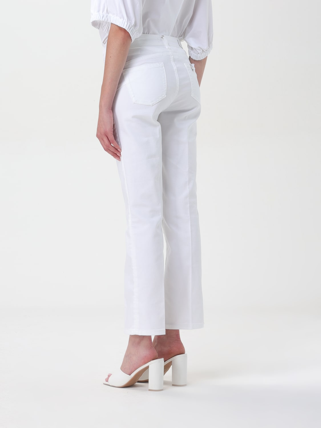 パンツ LIU JO Woman Pants White MA4382T7144 11111 Liu Jo Outlet: Pants woman - White | Liu Jo pants