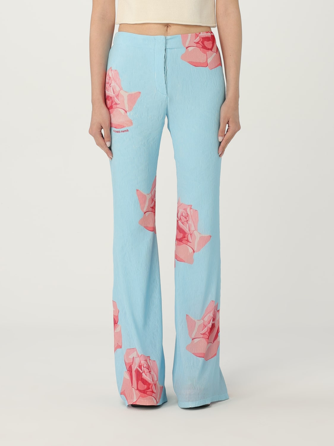 KENZO PANTS: Pants woman Kenzo, Blue - Img 1