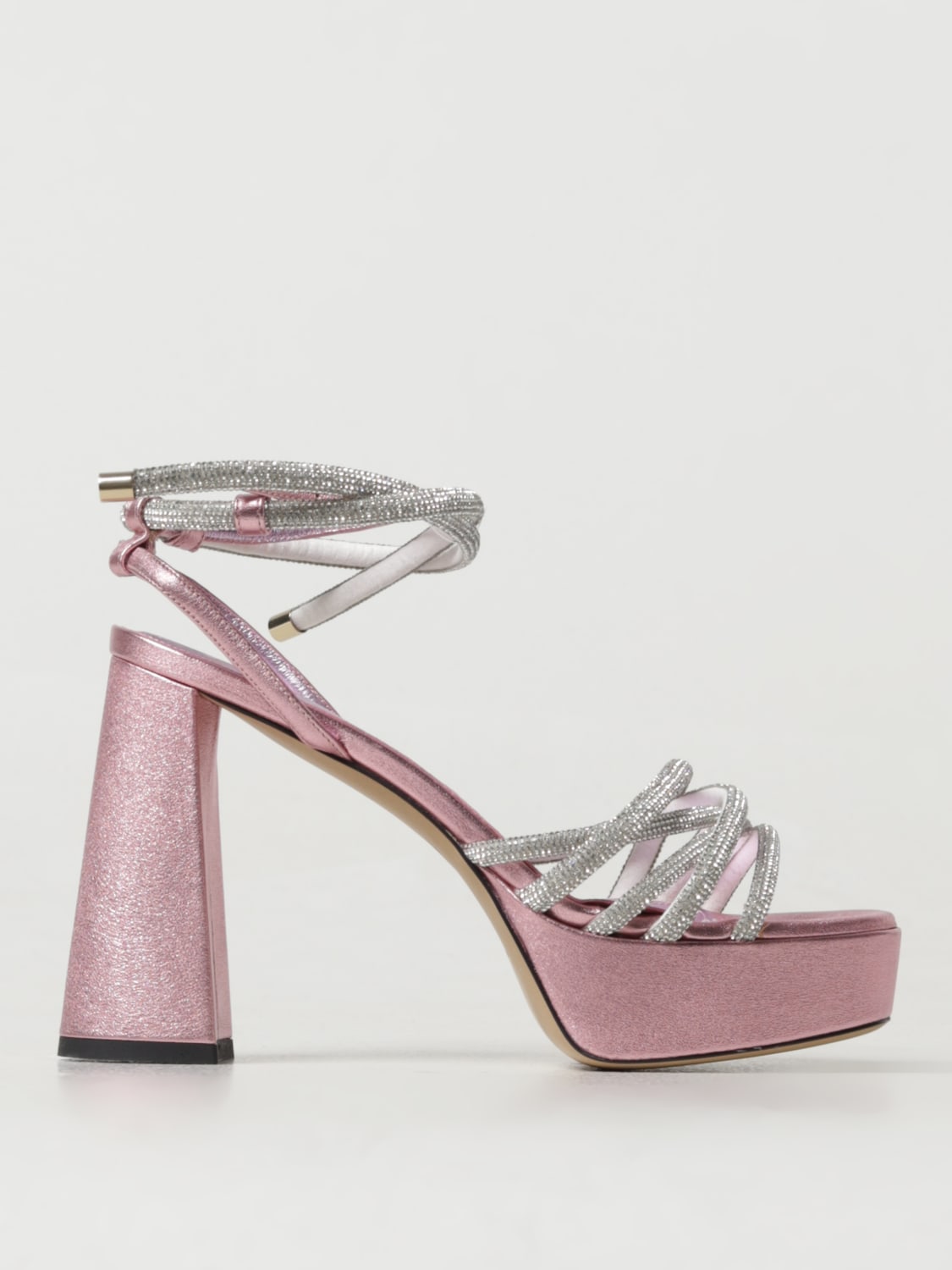 PATOU HEELED SANDALS: Shoes woman Patou, Pink - Img 1