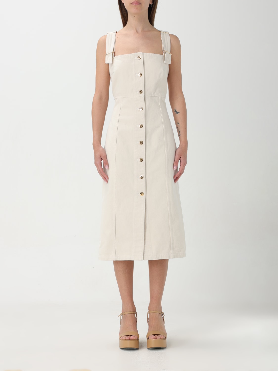 PATOU DRESS: Dress woman Patou, Beige - Img 1