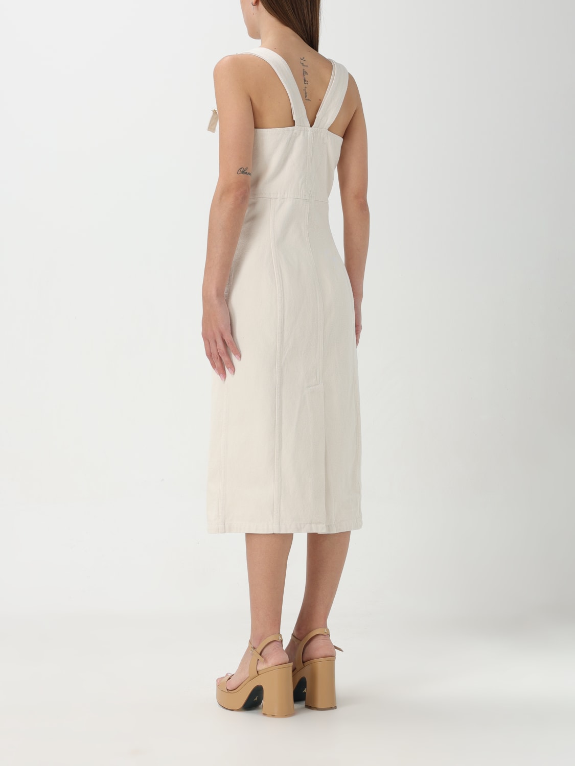 PATOU DRESS: Dress woman Patou, Beige - Img 3