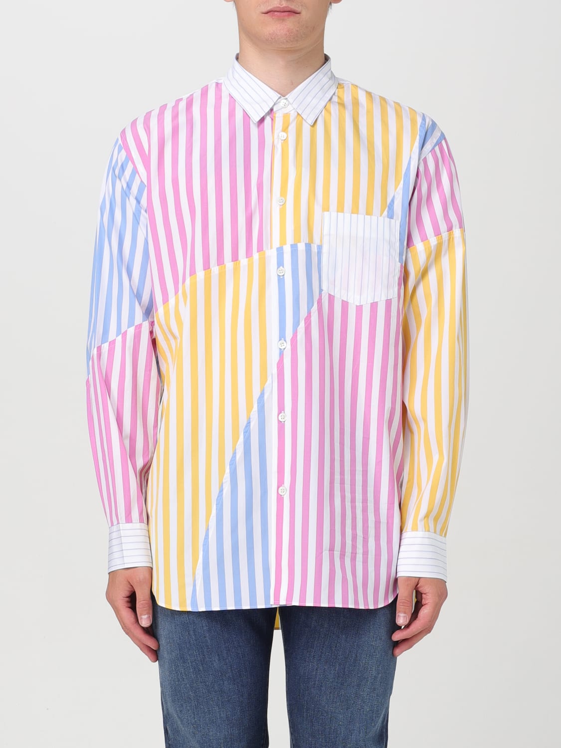 COMME DES GARCONS SHIRT: Shirt men Comme Des Garcons, Striped - Img 1