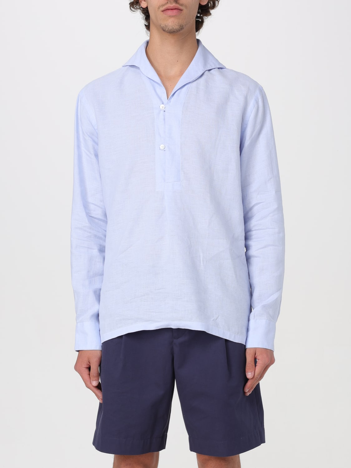 DOPPIAA SHIRT: Shirt men Doppiaa, Blue - Img 1