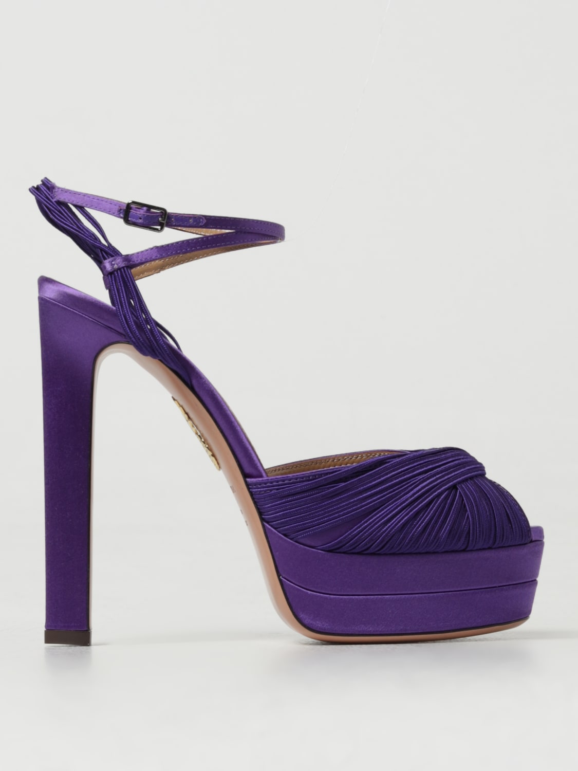 AQUAZZURA SANDALES À TALONS: Chaussures femme Aquazzura, Violet - Img 1