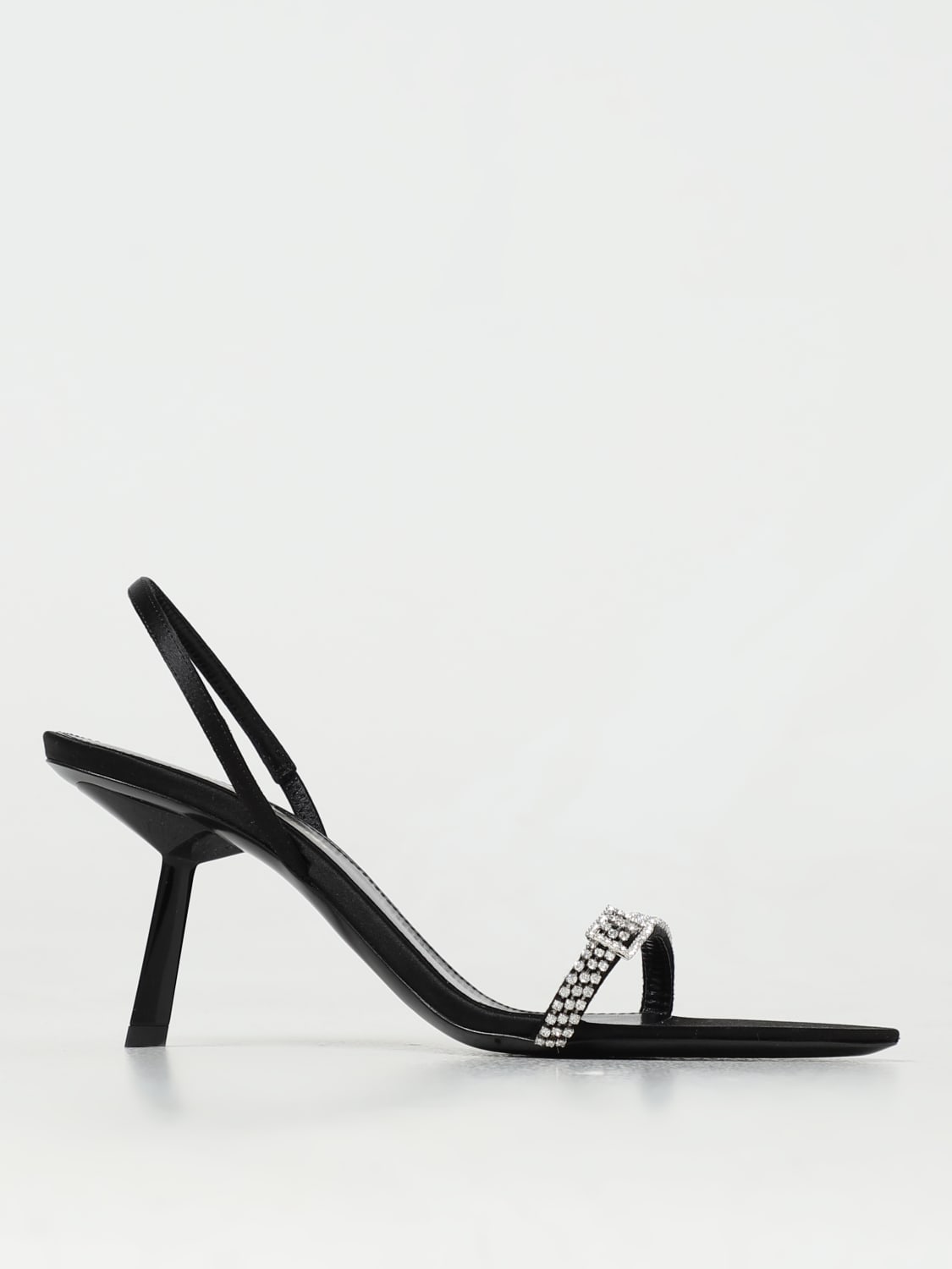 SAINT LAURENT HEELED SANDALS: Heeled sandals woman Saint Laurent, Black - Img 1