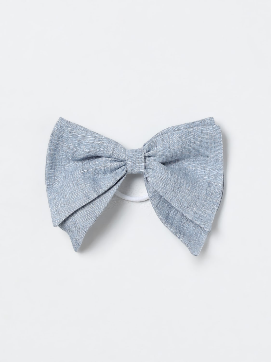 IL GUFO HAIR CLIP: Hair clip kids Il Gufo, Gnawed Blue - Img 1