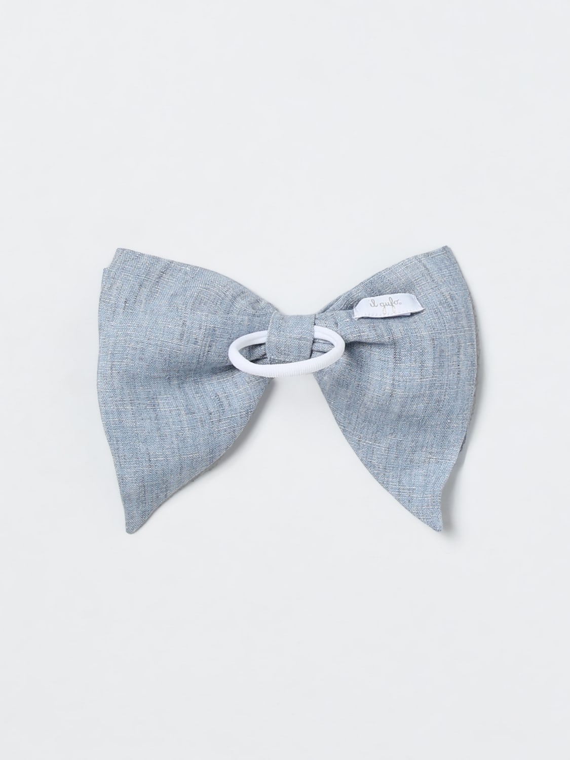 IL GUFO HAIR CLIP: Hair clip kids Il Gufo, Gnawed Blue - Img 2