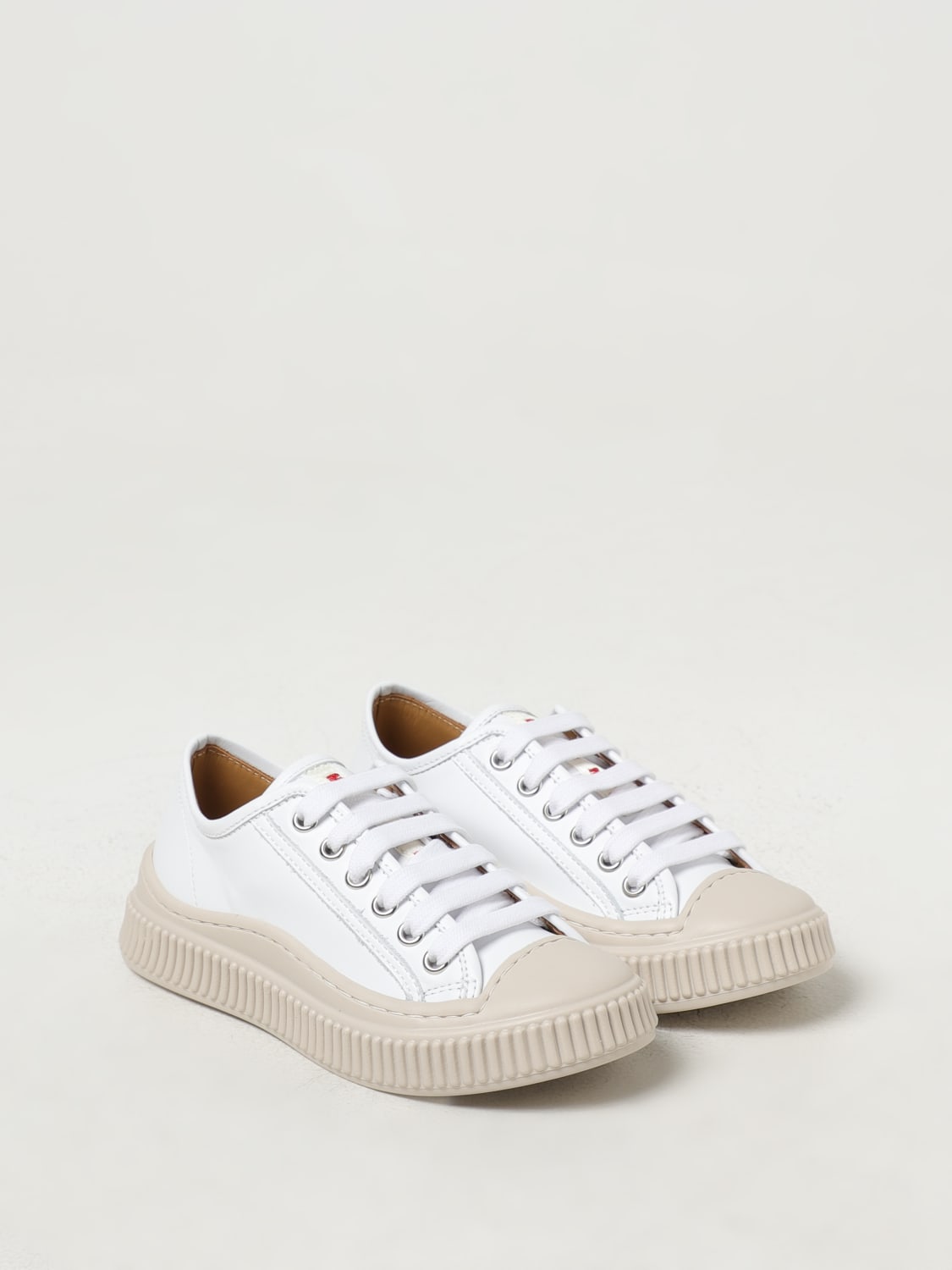 MARNI Chaussures enfant Blanc Baskets Marni 76737 en ligne sur GIGLIO.COM