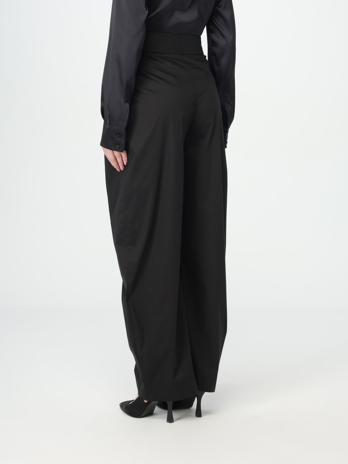 パンツ PINKO Women Straight Pants 103350A1U1 Z99 Black PINKO high-waisted Trousers | Black | FARFETCH