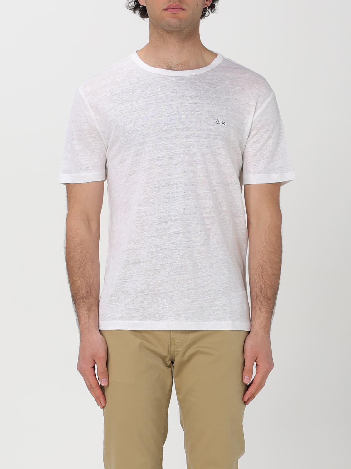 Tシャツ・カットソー SUN68 Men T-shirt White T34132 31 SUN68アウトレット：Tシャツ メンズ Sun 68 - ホワイト | GIGLIO