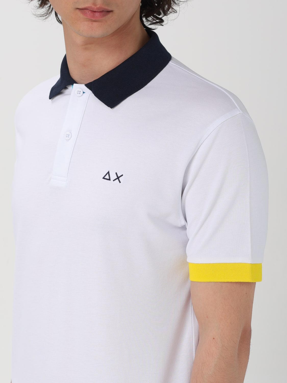 SUN 68 POLO SHIRT: T-shirt men Sun 68, White - Img 3