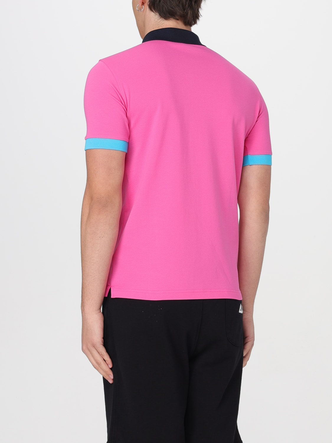 SUN 68 POLO SHIRT: T-shirt men Sun 68, Fuchsia - Img 2