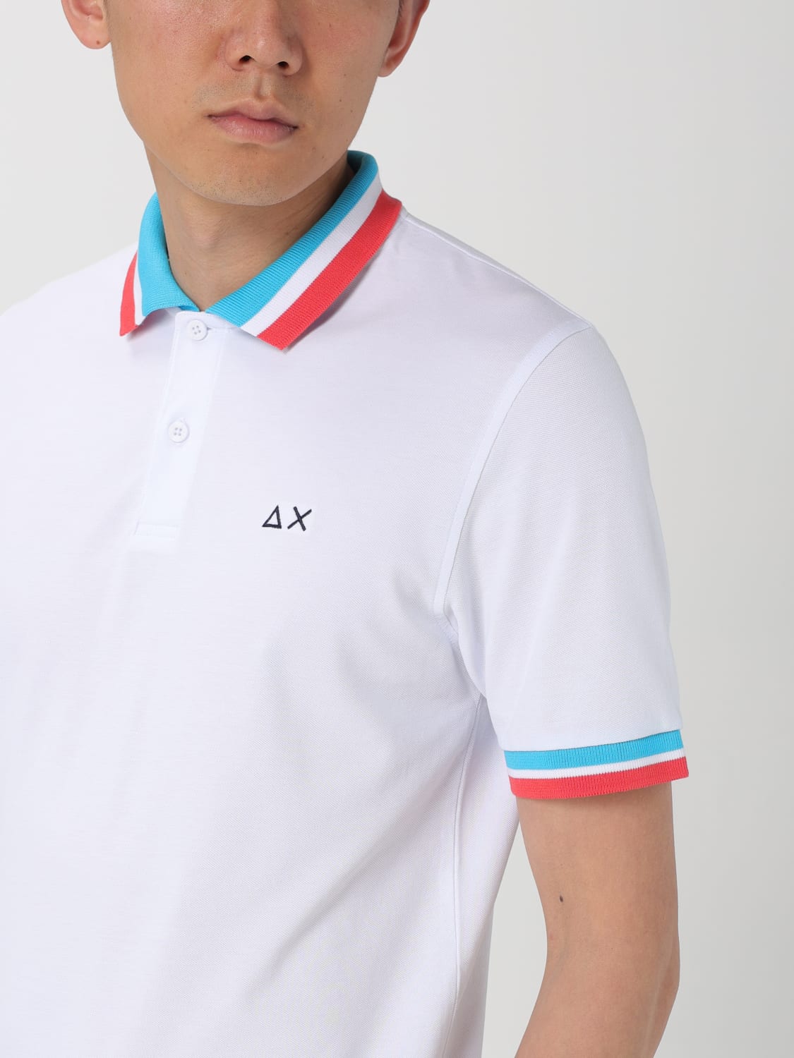 SUN 68 POLO SHIRT: T-shirt men Sun 68, White - Img 3