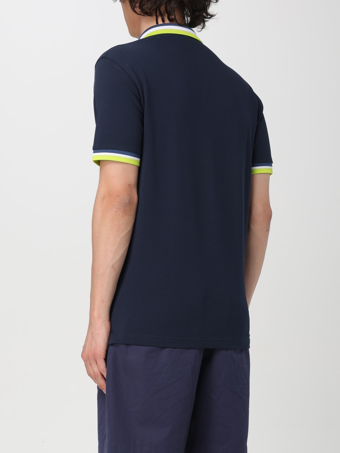 SUN 68 POLO SHIRT: T-shirt men Sun 68, Blue - Img 2