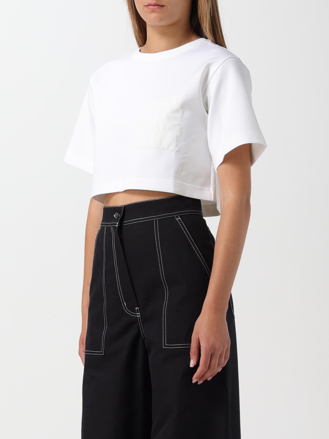 MAX MARA トップス: トップス レディース Max Mara, ホワイト - Img 3