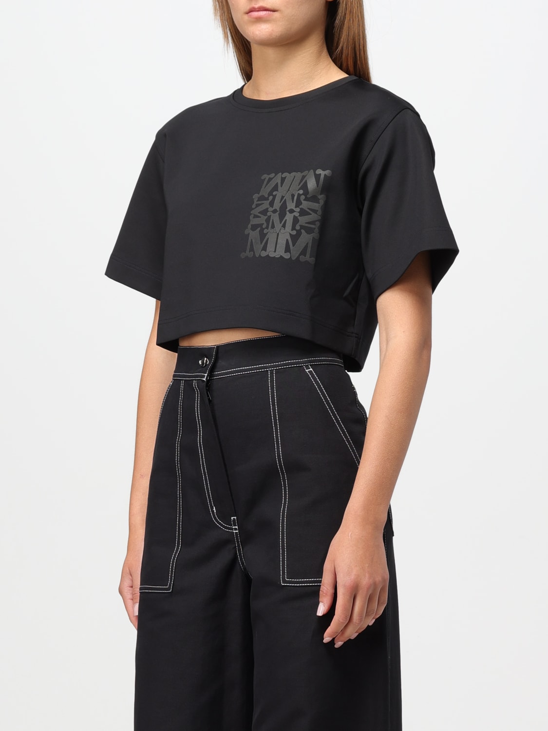MAX MARA: Top woman - Black | Max Mara top 2411941042600