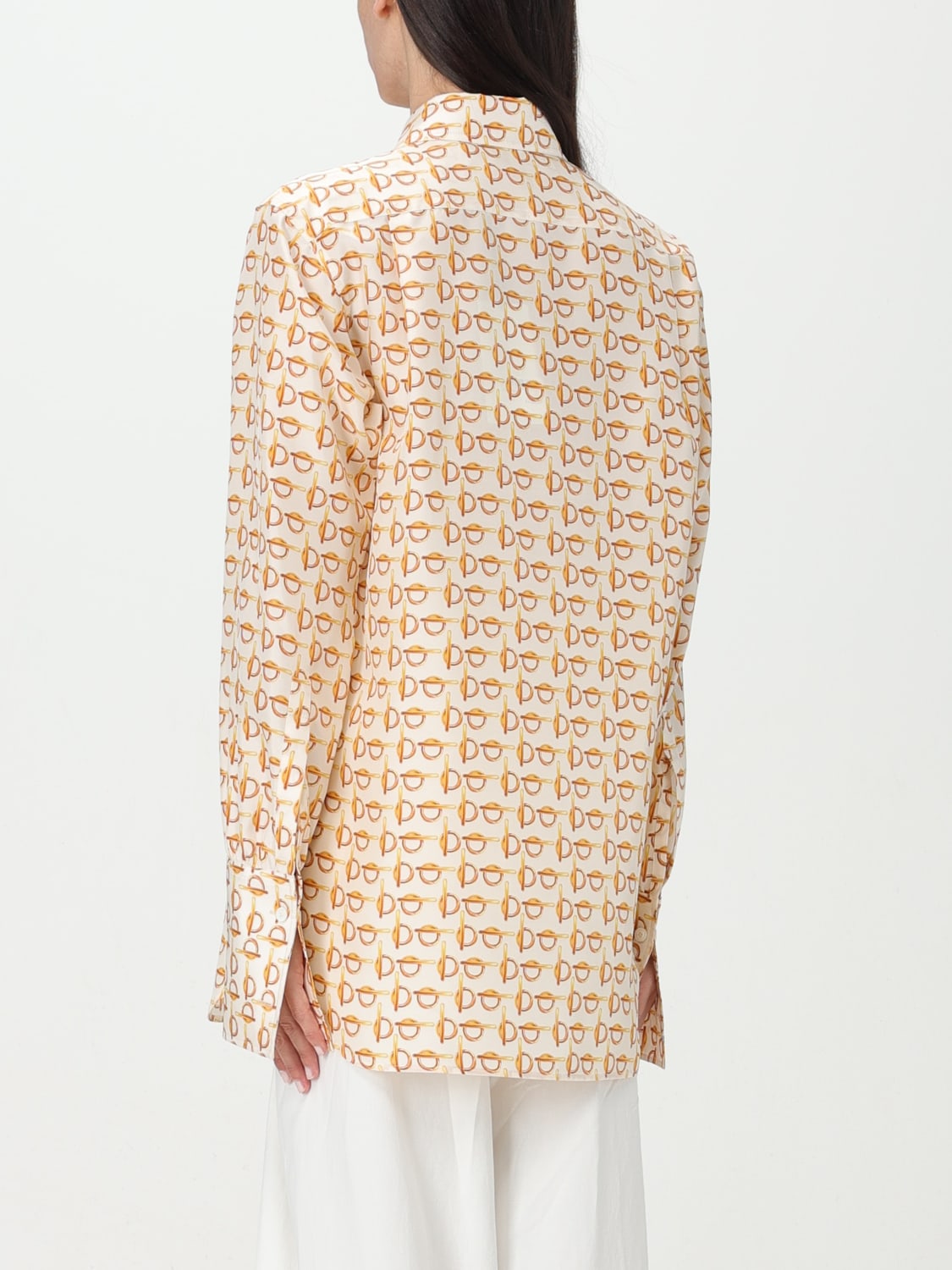 BURBERRY SHIRT: Shirt woman Burberry, Gold - Img 2