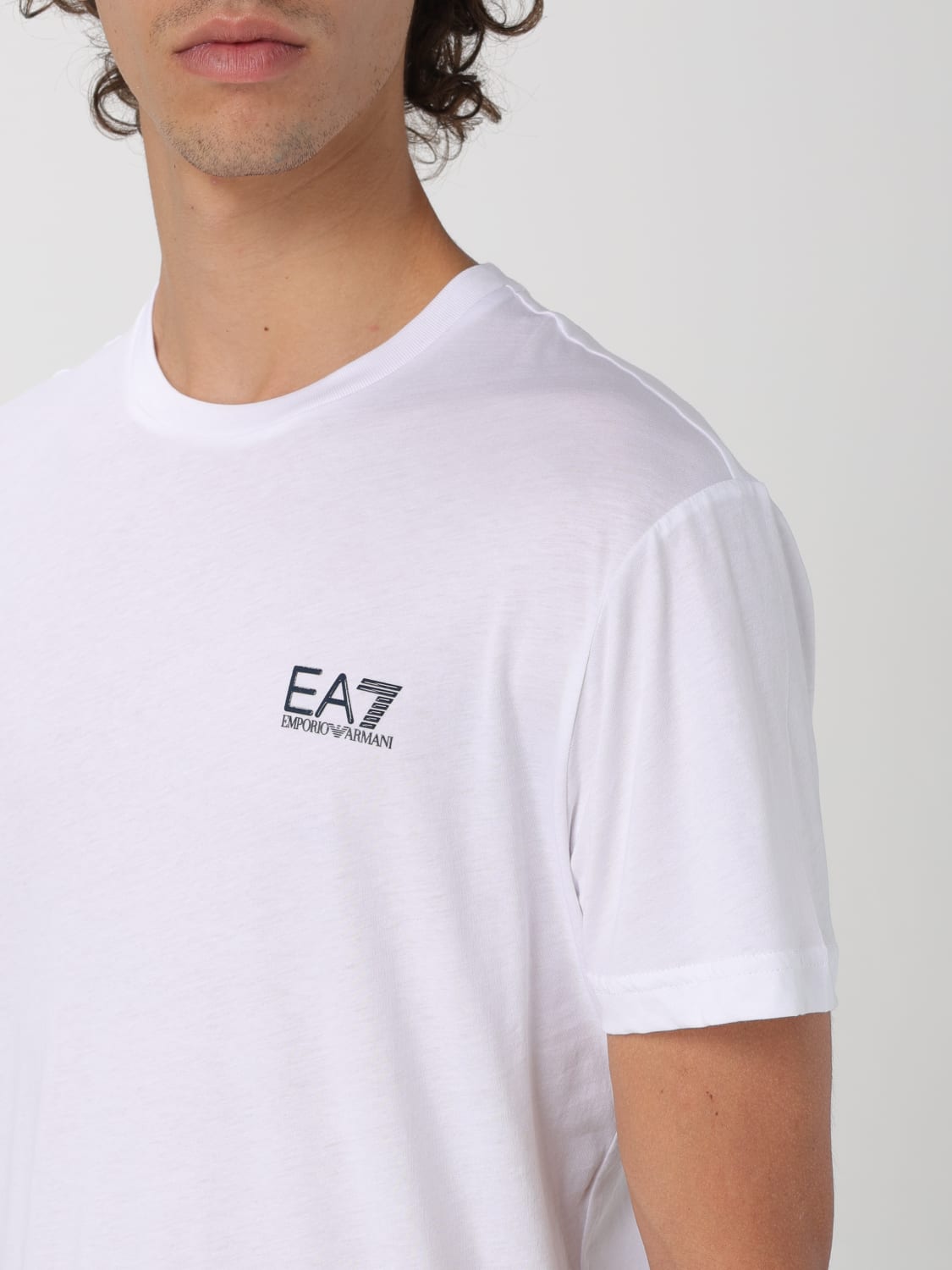 EA7 T-SHIRT: T-shirt men Ea7, White - Img 3