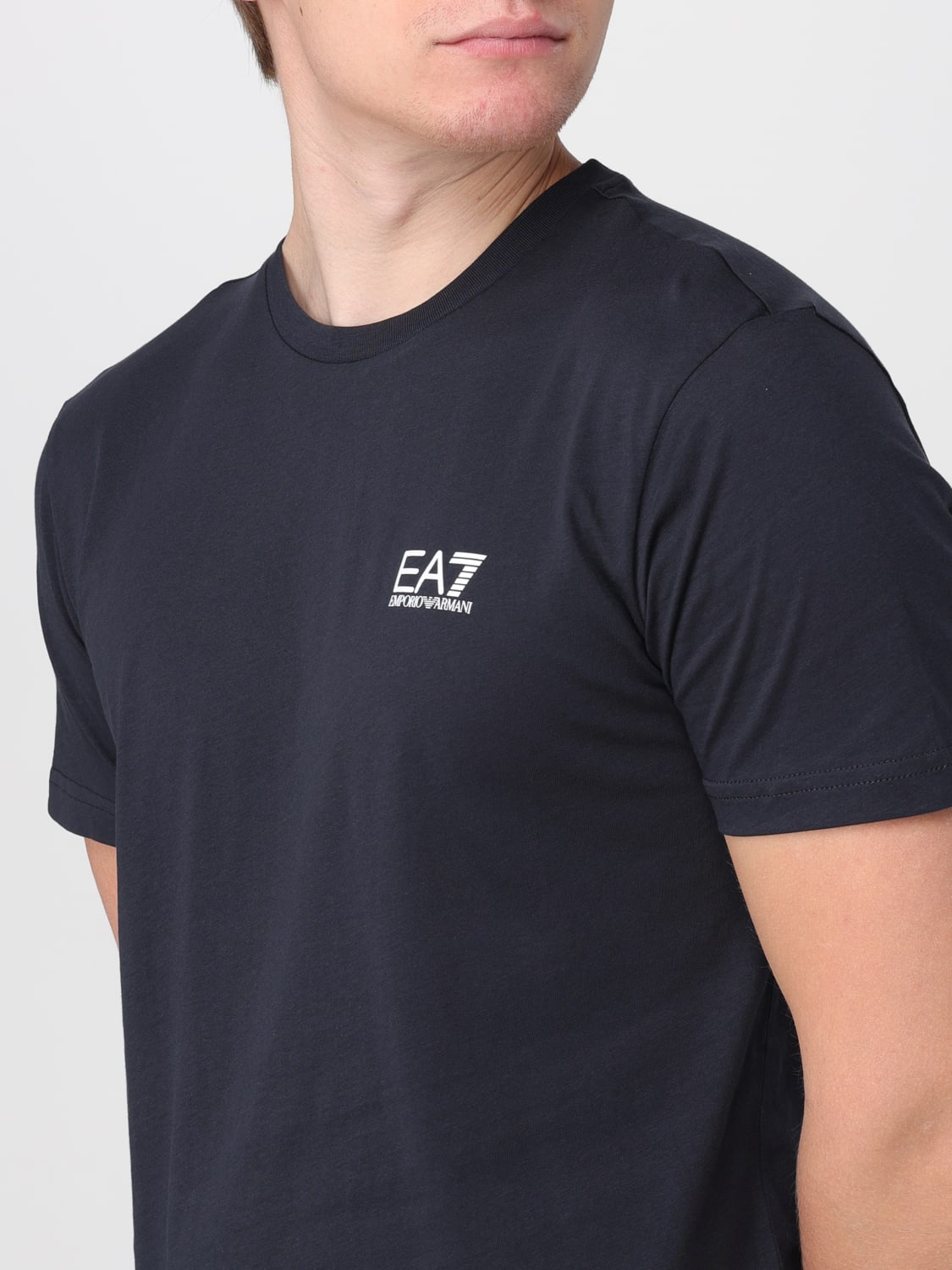 EA7 T-SHIRT: T-shirt men Ea7, Blue - Img 3