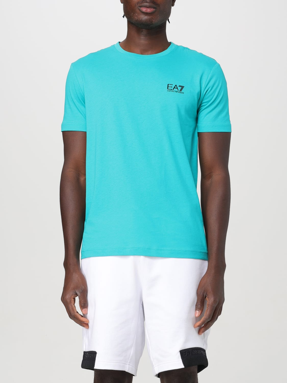 EA7 T-SHIRT: T-shirt homme Ea7, Vert Mousse - Img 1