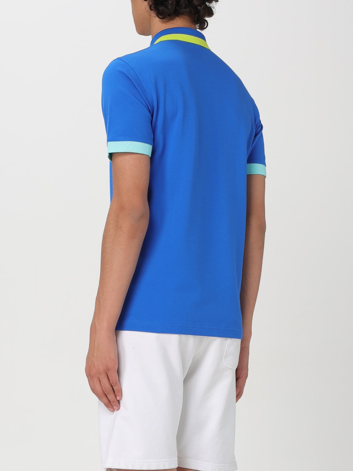 SUN68 POLO SHIRT: T-shirt men Sun 68, Blue - Img 2