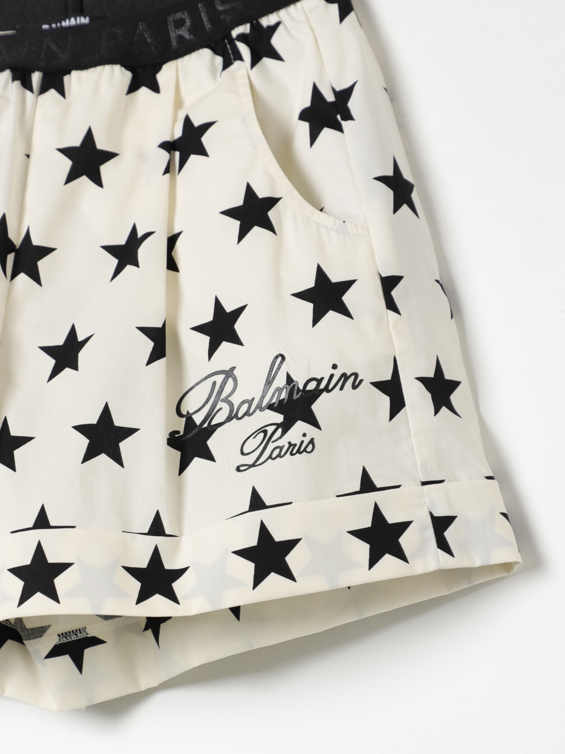 BALMAIN SHORTS: Shorts kinder Balmain Kids, Yellow Cream - Img 3