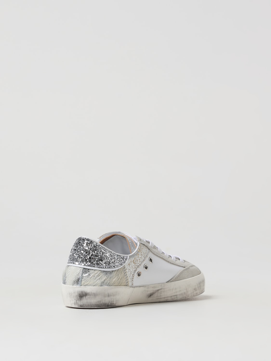 PHILIPPE MODEL JUNIOR BASKETS: Chaussures enfant Philippe Model Junior, Blanc - Img 3