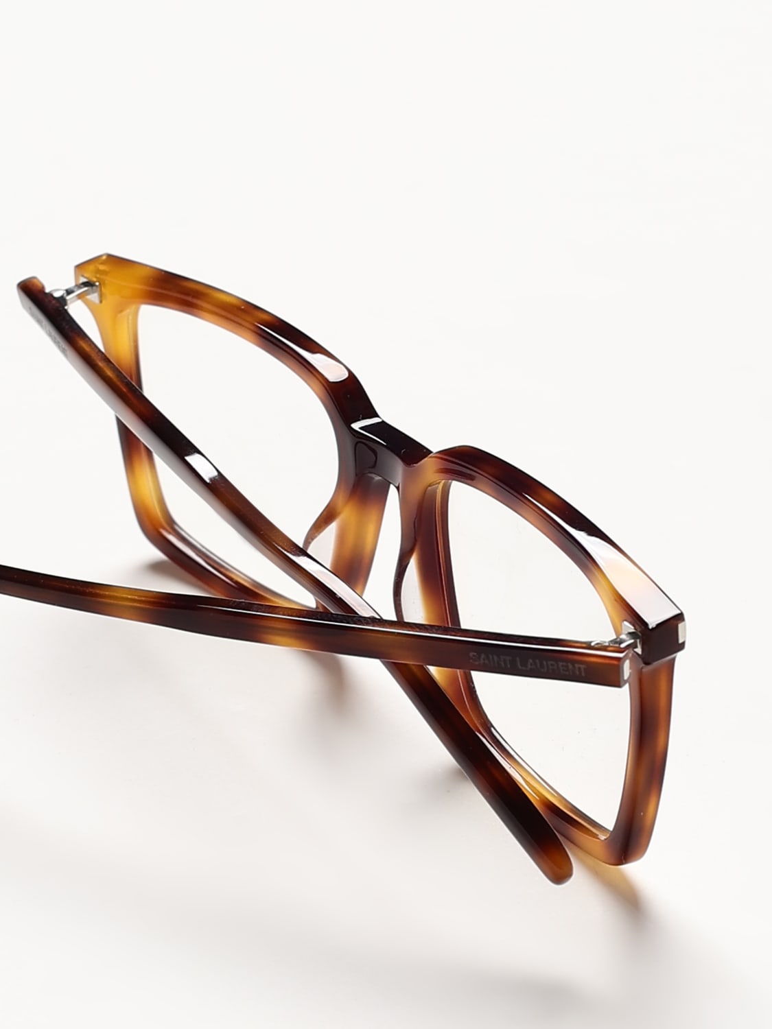 SAINT LAURENT OPTICAL FRAMES: Optical frames men Saint Laurent, Beige - Img 4