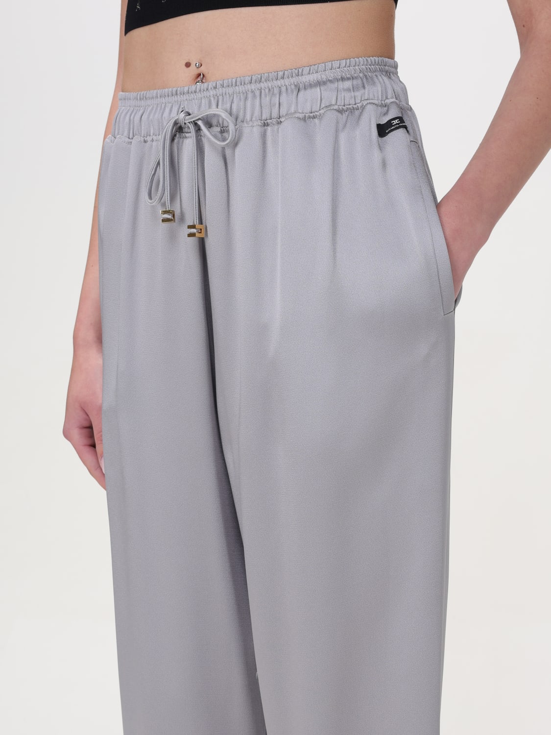 ELISABETTA FRANCHI PANTS: Pants woman Elisabetta Franchi, Grey - Img 3