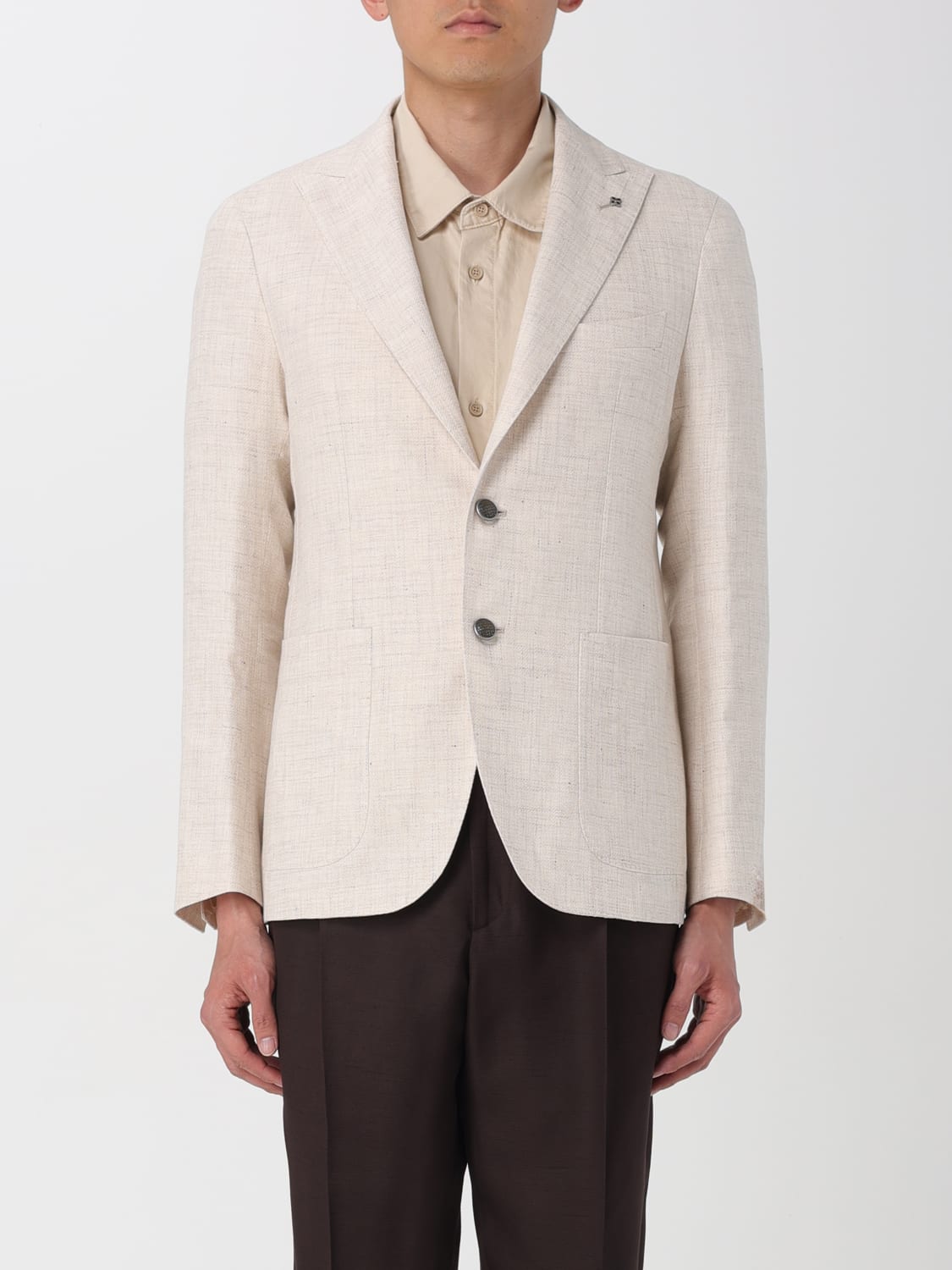 TAGLIATORE: Jacke herren - Beige | Tagliatore Blazer 