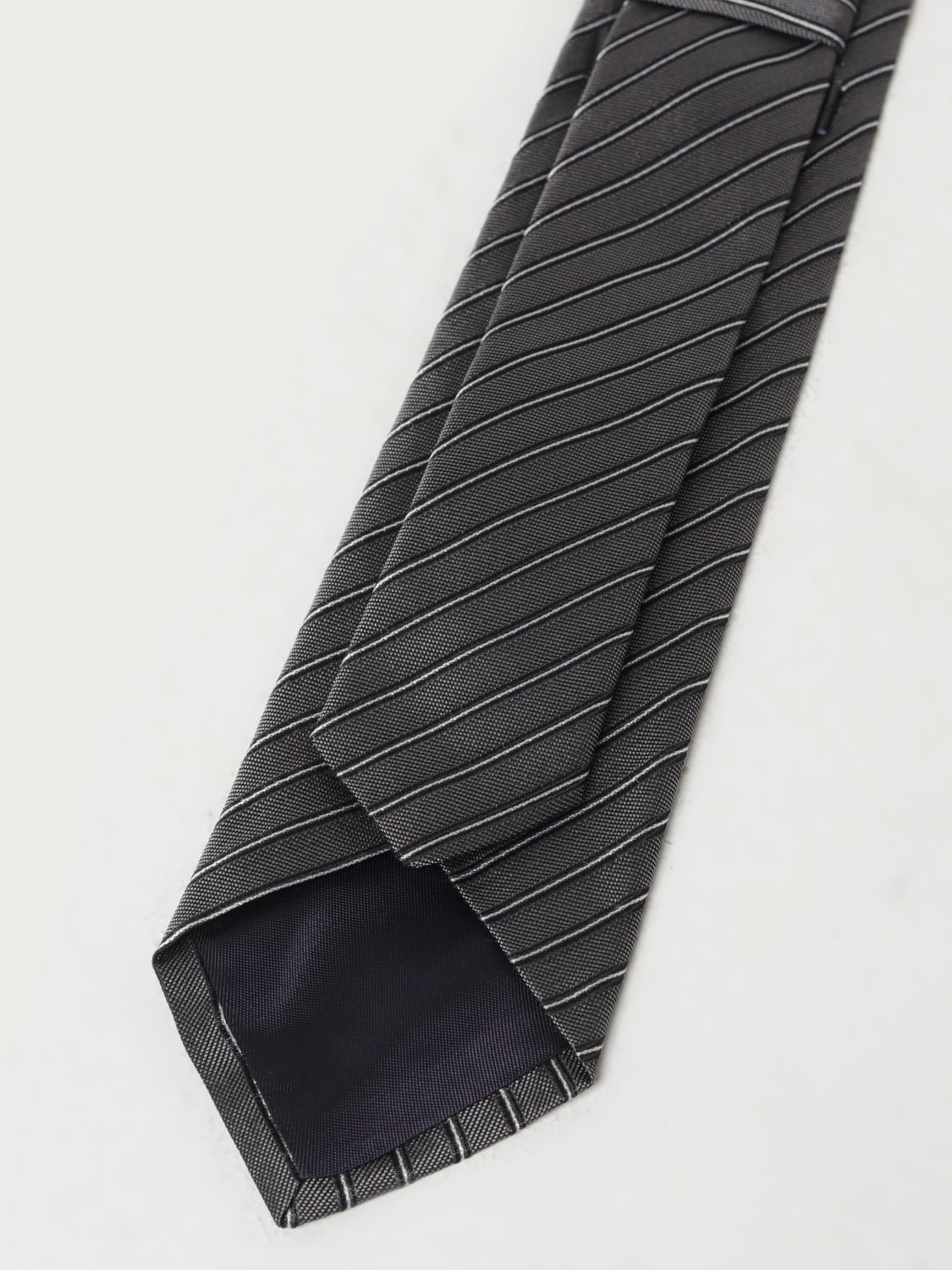 TAGLIATORE CRAVATTA: Cravatta Tagliatore in seta a righe , Grigio - Img 2