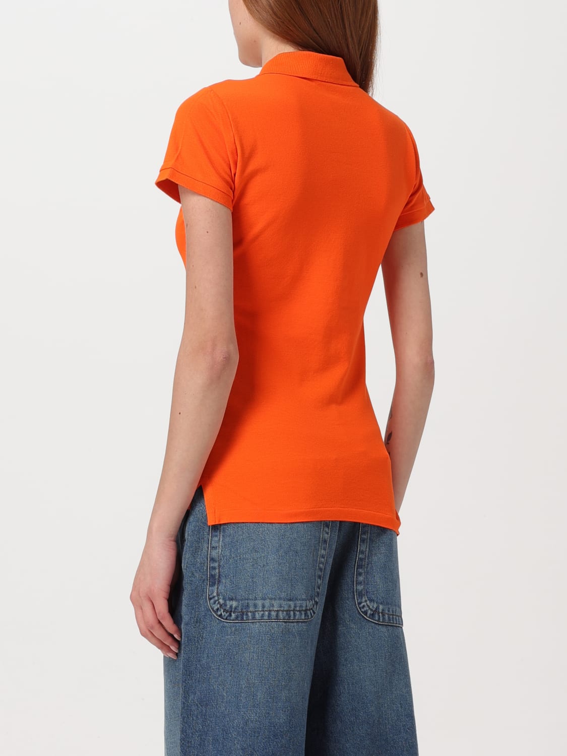 POLO RALPH LAUREN POLO SHIRT: T-shirt woman Polo Ralph Lauren, Orange - Img 2