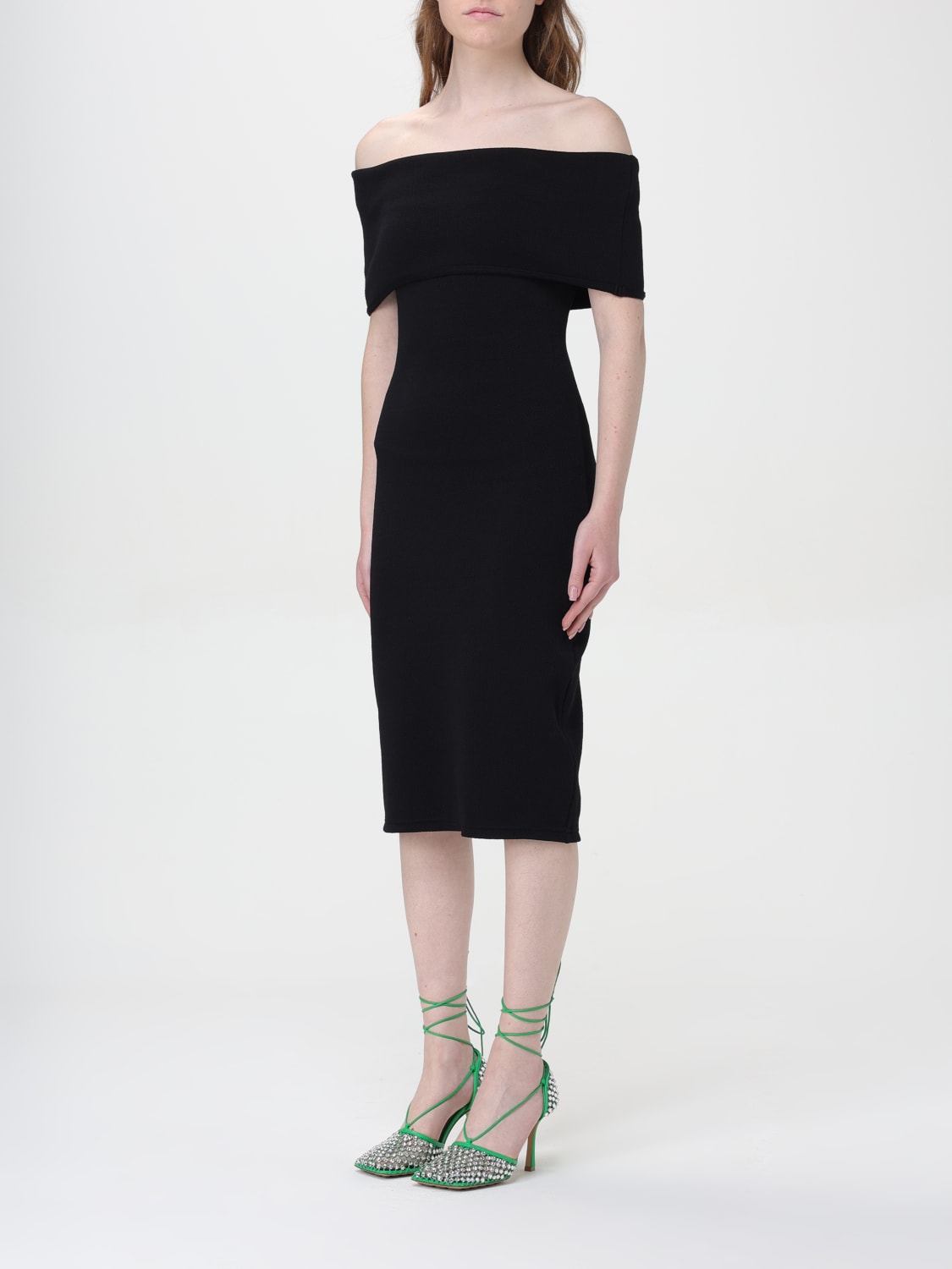 BOTTEGA VENETA DRESS: Dress woman Bottega Veneta, Black - Img 3