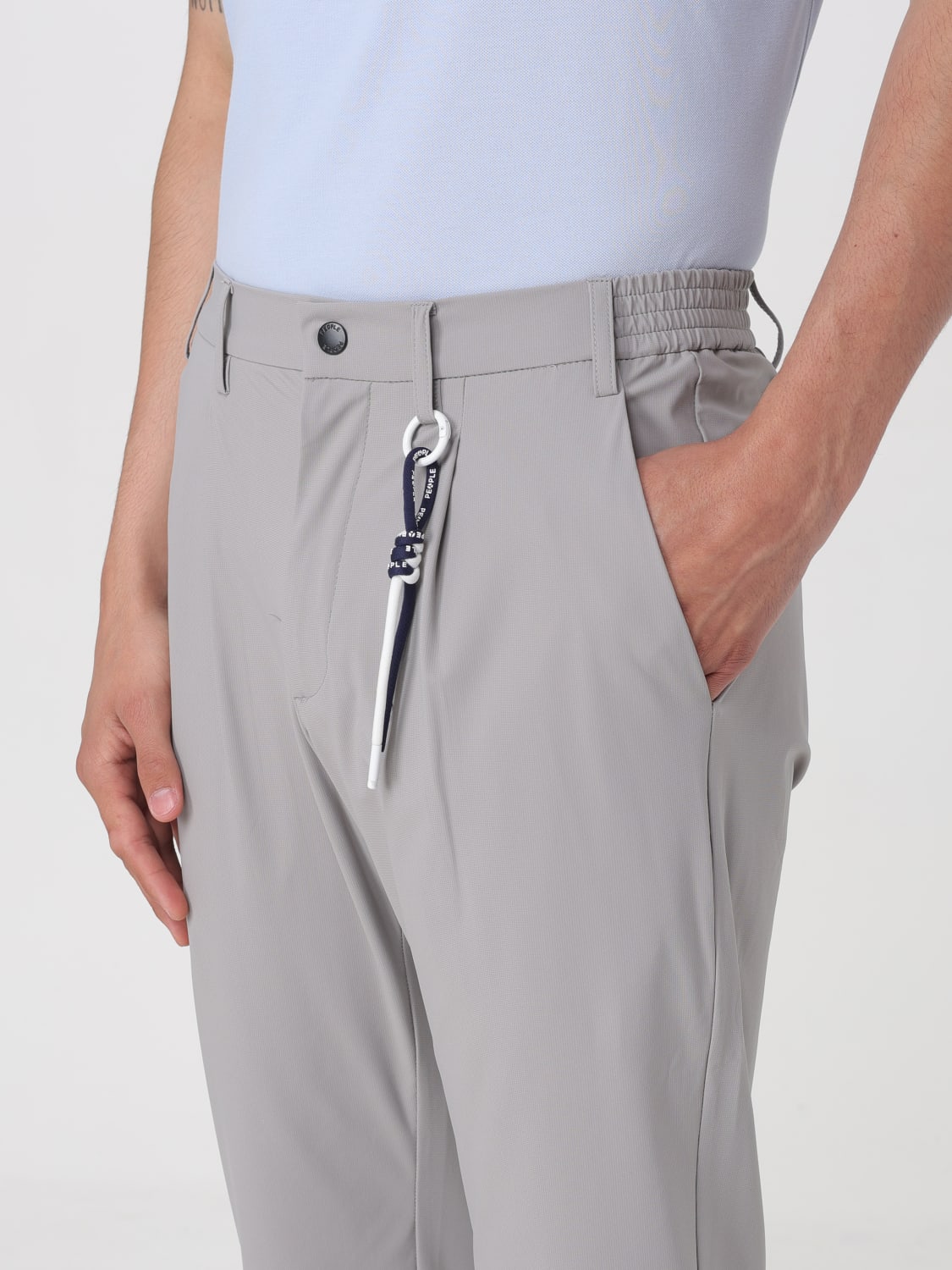 PEOPLE OF SHIBUYA PANTS: Pants men People Of Shibuya, Grey - Img 3