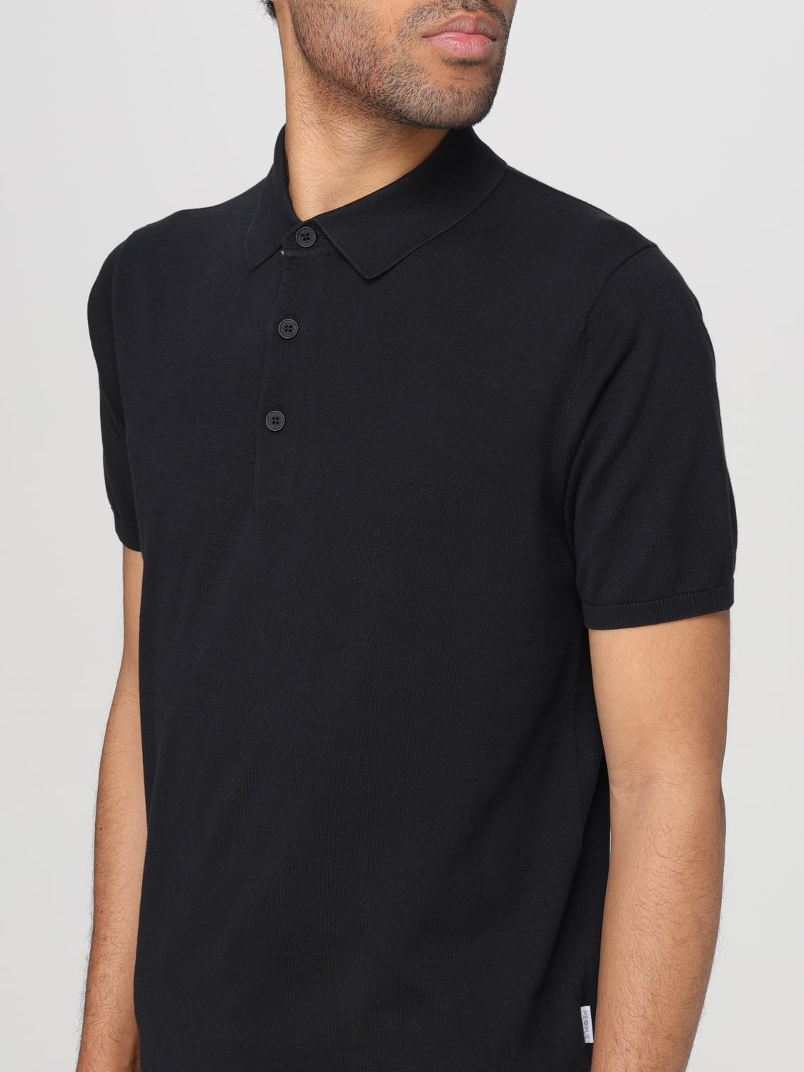 PEOPLE OF SHIBUYA POLO SHIRT: People Of Shibuya men's polo shirt, Black - Img 3