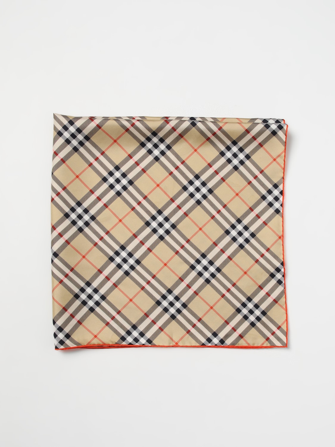 スカーフ BURBERRY Woman Neck scarf Sand 8088140 BURBERRY: Neck scarf woman - Sand | Burberry neck scarf