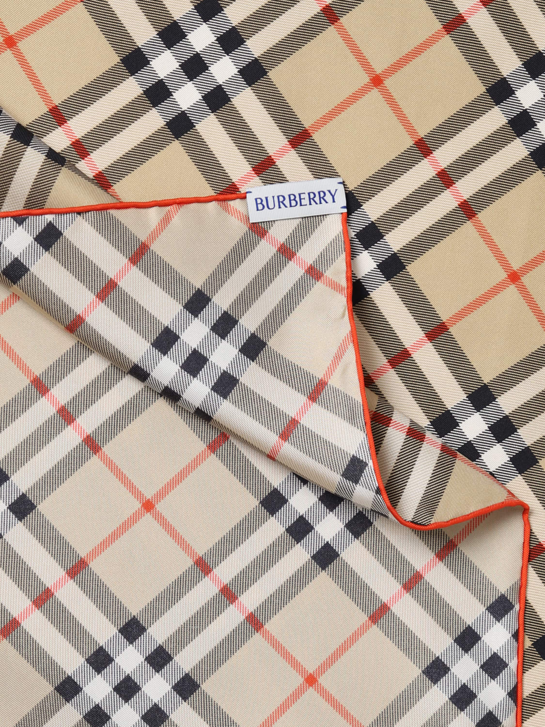 スカーフ BURBERRY Woman Neck scarf Sand 8088140 BURBERRY: Scarf woman - Sand | Burberry neck scarf 8088140