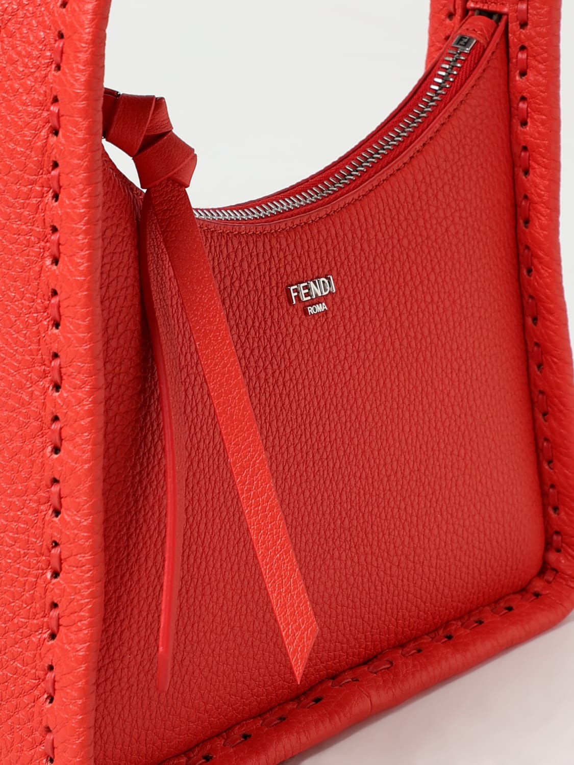 FENDI: Handbag woman - Red | Fendi mini bag 8BS094ANT2 online at GIGLIO.COM